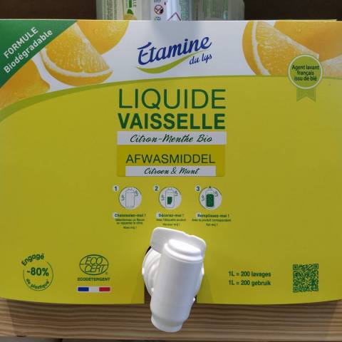 Liquide Vaisselle Citron et Menthe