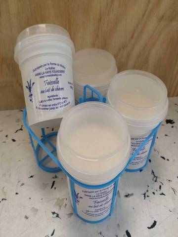 4 Faisselles natures (lait de chvre)
