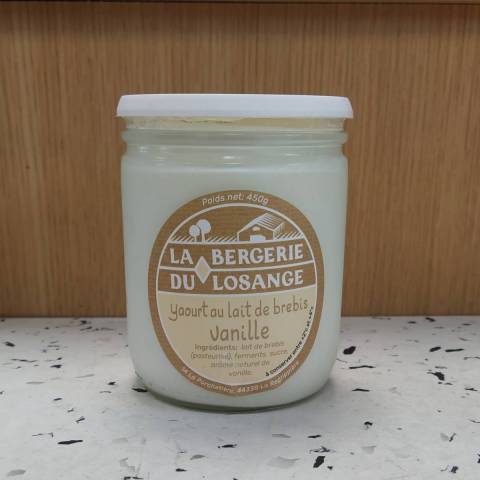 Yaourt VANILLE (lait de brebis)
